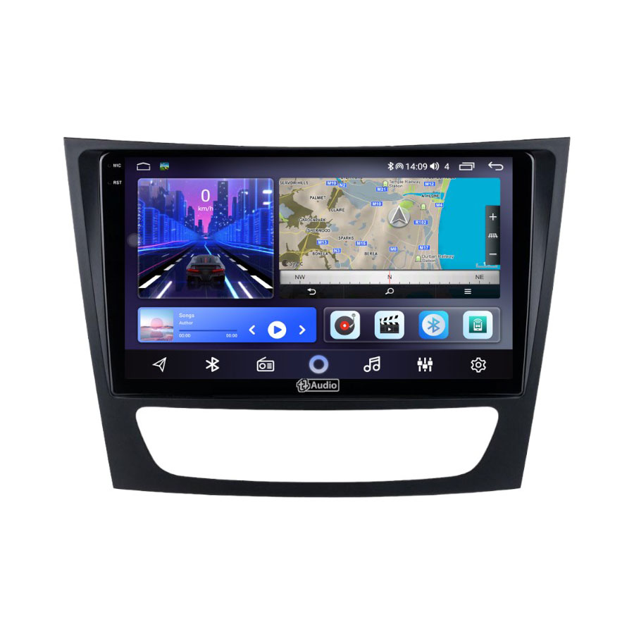 TT Audio 9" replacement radio for MERCEDES C-Class (W204) 2004 - 2009 (2K SCREEN)
