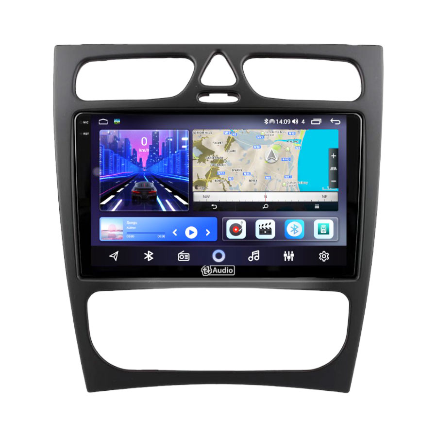 TT Audio 9" replacement radio for MERCEDES C-Class (W203) 2000 - 2005 (2K SCREEN)