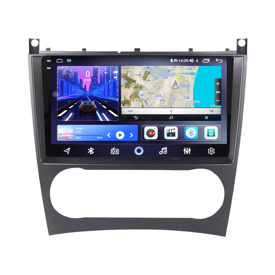 TT Audio 9" replacement radio for MERCEDES C-Class (W203) 2005-2007 (2K SCREEN)