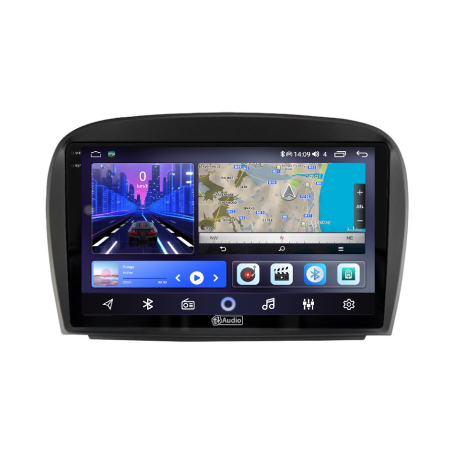 TT Audio 9" replacement radio for MERCEDES SL 2001-2011 (2K SCREEN)