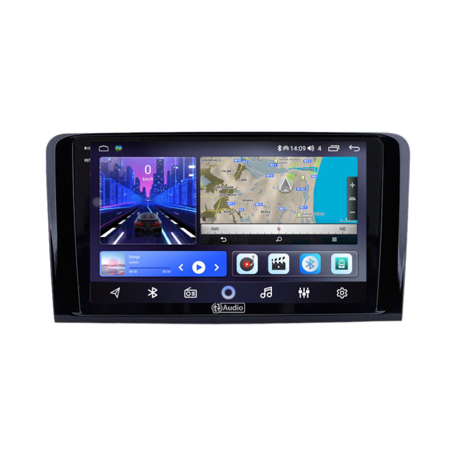 TT Audio 9" replacement radio for MERCEDES ML W164 ML350 2005 - 2012 (2K SCREEN)