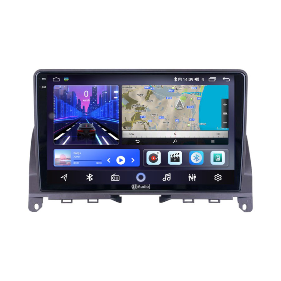 TT Audio 9" replacement radio for MERCEDES C-Class (W204) 2007 - 2013 (2K SCREEN)