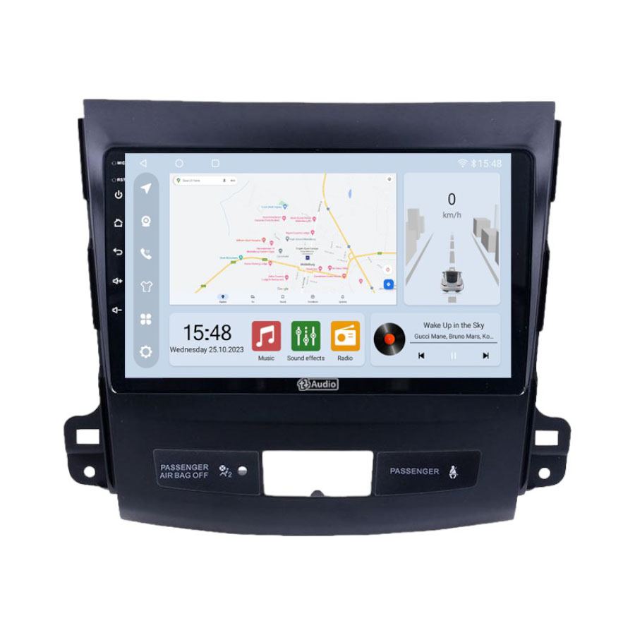 TT Audio 9" replacement radio for MITSUBISHI Outlander 2007- 2014 (Class D)