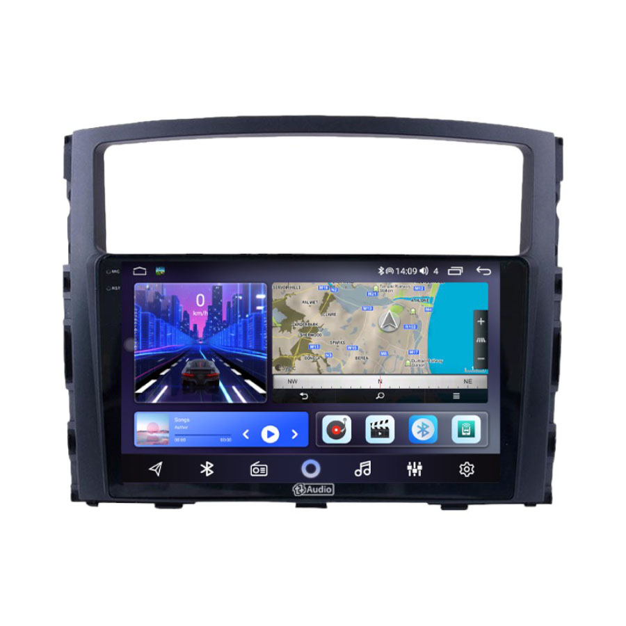 TT Audio 9" replacement radio for MITSUBISHI PAJERO 2007-2016 (2K SCREEN)