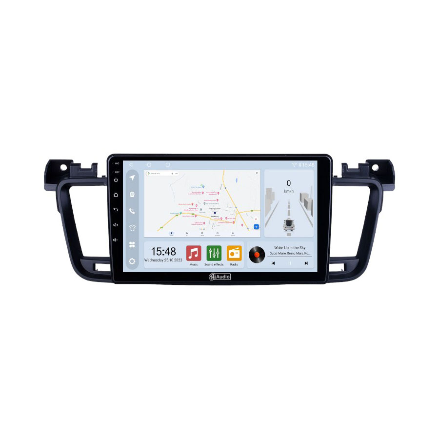 TT Audio 9" replacement radio for PEUGEOT 508 2011-2018 (CLASS D)