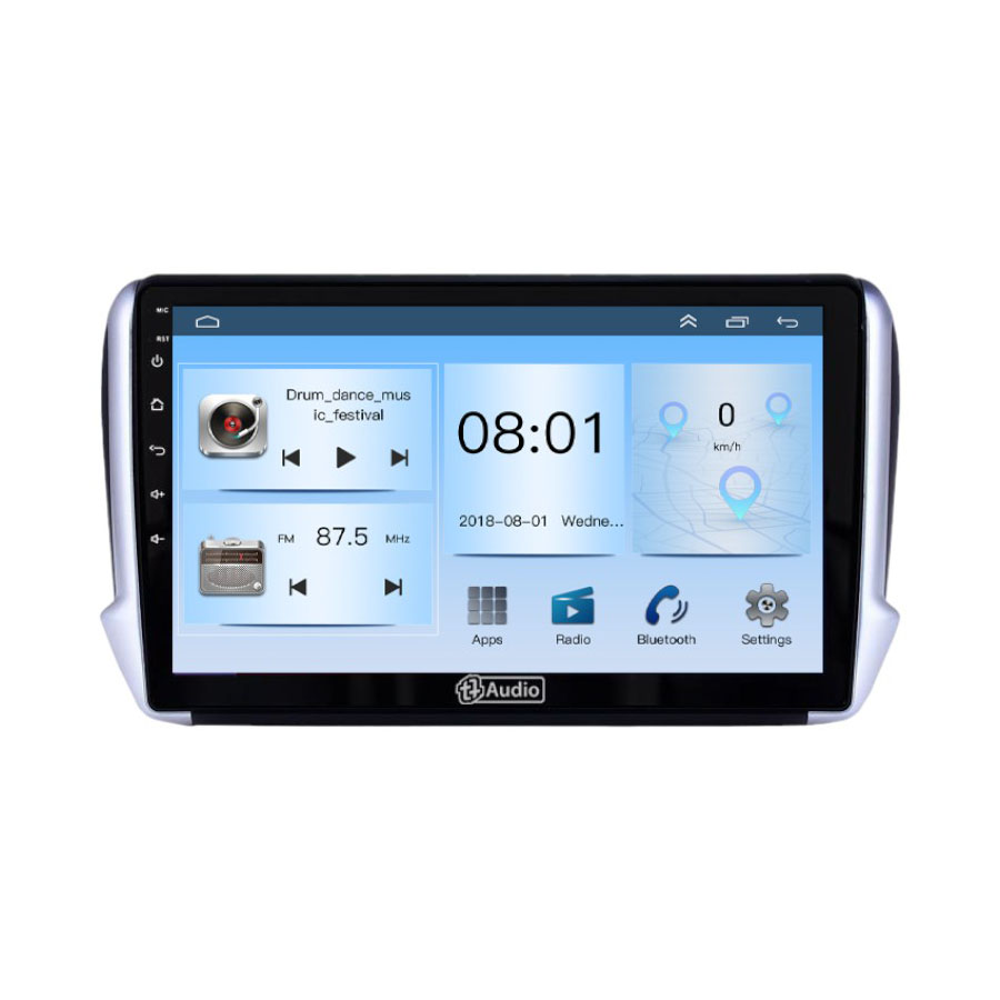 TT Audio 9" replacement radio for PEUGEOT 2008 2014- 2017 (ECO)