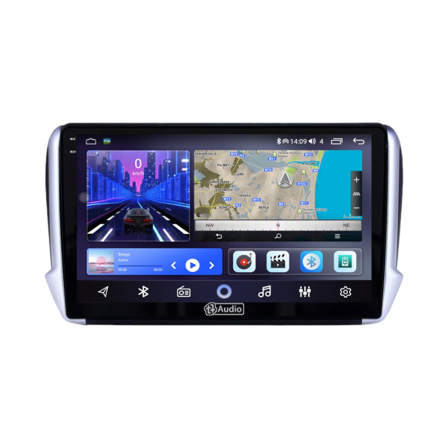 TT Audio 9" replacement radio for PEUGEOT 2008 2014- 2017 (2K SCREEN)