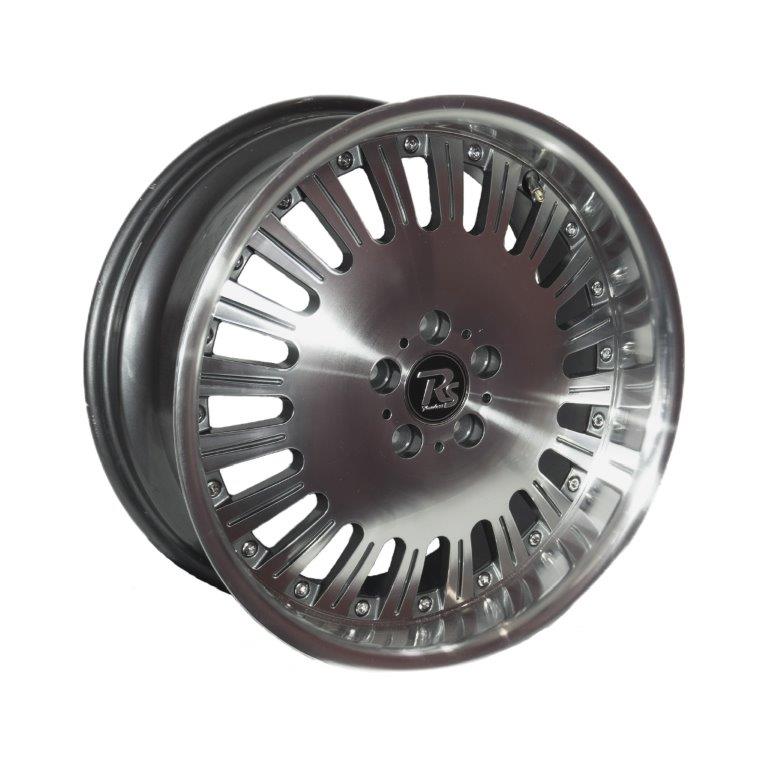 17 inch 17x7.5J 5/100 ET40 Rs Flawless Star Dish Wheels (set Of 4)