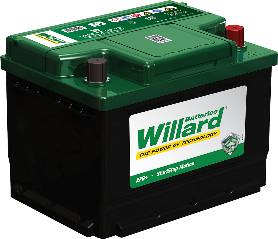 650s Willard Battery (Old Battery trade-in or R305 scrap charge applies) for sale online at Evolution Wheel and Tyre.