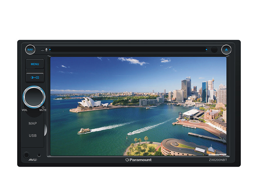 Paramount ZX6200NBT Double Din DVD with Bluetooth/USB
