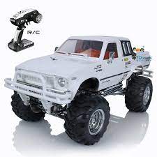 White Metal RC Pickup Truck 4X4