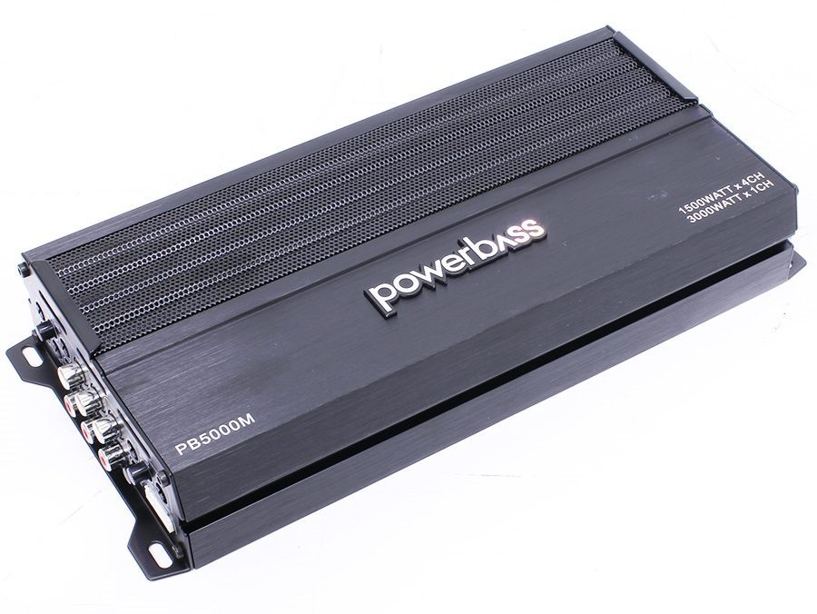 PowerBass PB5000M 5 Channel Class D Monoblock Amplifier Car Audio