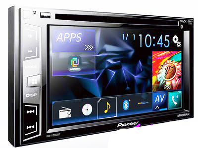 Pioneer AVH-X2750BT Double Din 6.2" DVD Media System (refurbished unit )