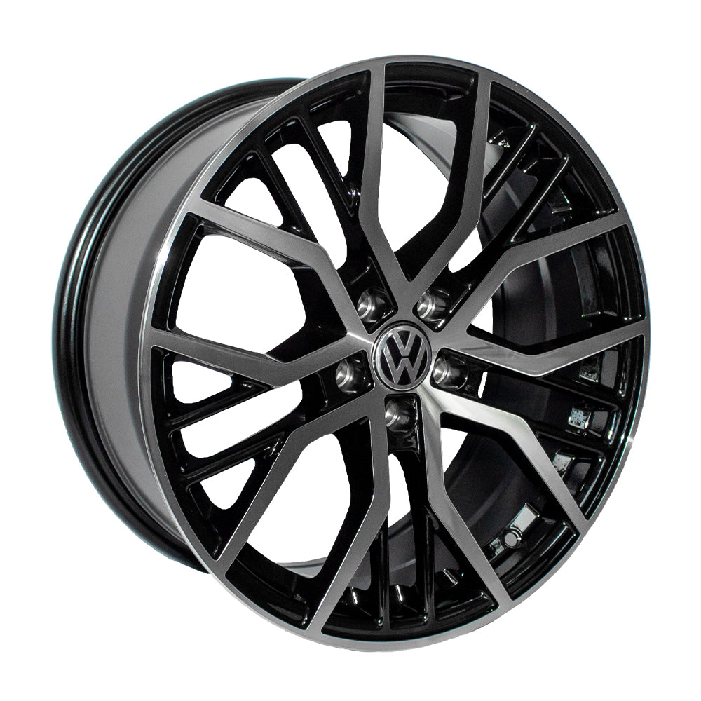 17" Polo 7 17X7.5 5/100 ET35 CH57.1 VW style GBKMF (Set of 4 rims) for sale online at Evolution Wheel and Tyre.