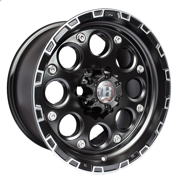 18" Enigma 18X9 6/139 ET-12 CH110 Ballistic STBLK (Set of 4 rims) for sale online at Evolution Wheel and Tyre.