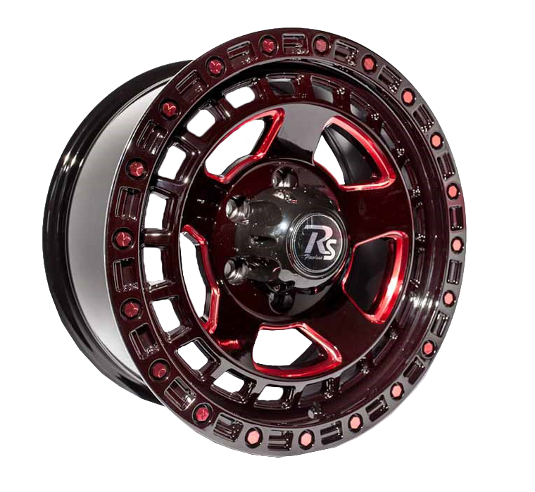17" Monza 17X8 6/139.7 ET10 CH106 RS Flawless GBKMF+R+RBTS (Set of 4 rims) for sale online at Evolution Wheel and Tyre.