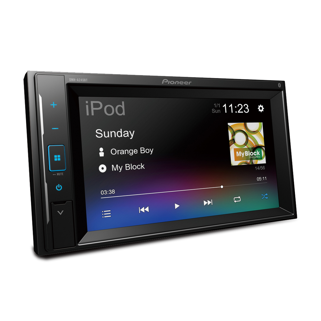 Pioneer DMH-A245BT Touch Screen Media Player with Bluetooth, Smartphone Mirroring for sale online at Evolution Wheel and Tyre.