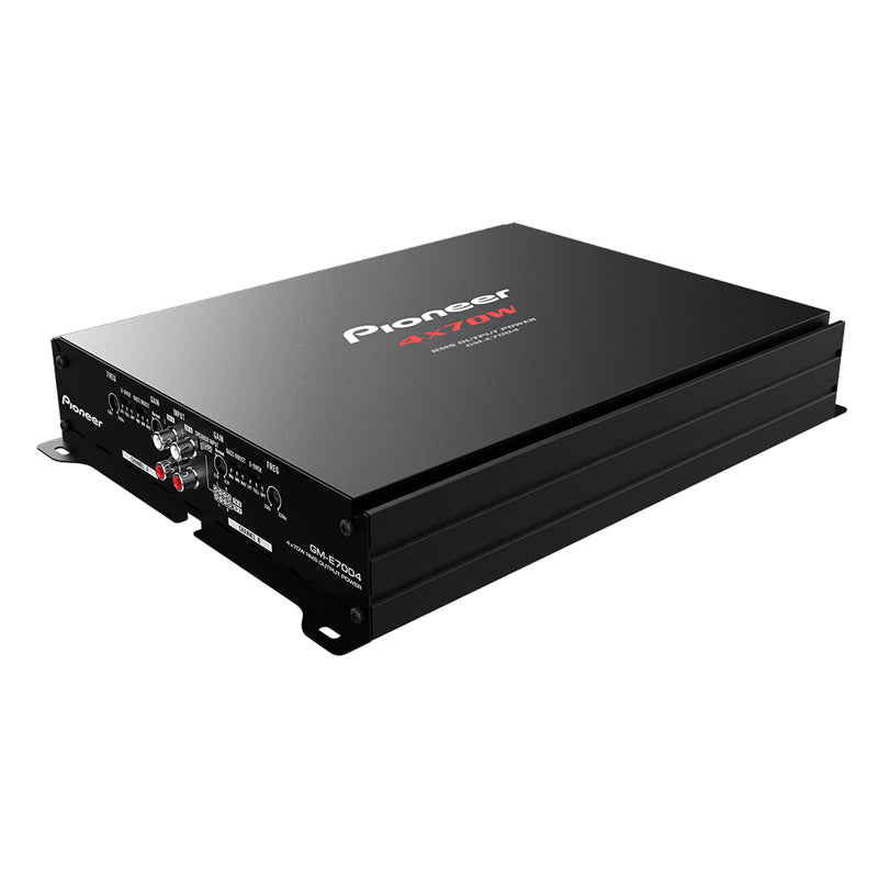Pioneer GM-E7004 4 Channel Amplifier 4x70W for sale online at Evolution Wheel and Tyre.