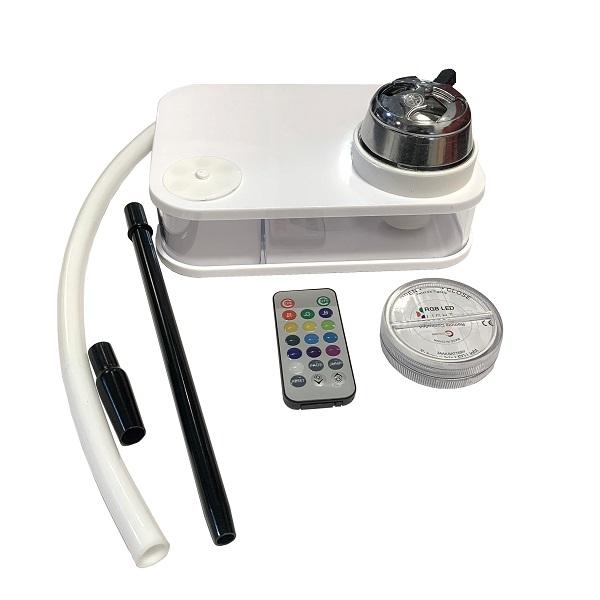 Hot Box Hookah Pipe - White for sale online at Evolution Wheel and Tyre.