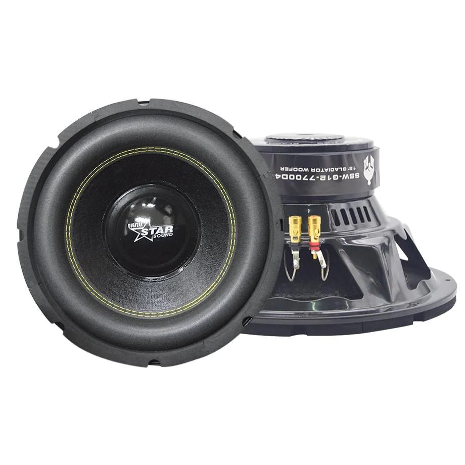 Starsound SSW-G12-7700D4 Gladiator 12_ DVC Subwoofer 7700W for sale online at Evolution Wheel and Tyre.