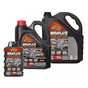 Shield Miraplate Liquid Car Polish 500ml for sale online at Evolution Wheel and Tyre.